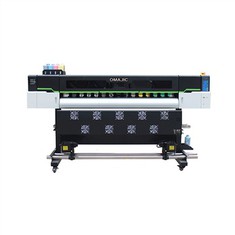 Impressora solvente ecológica de 1,8 m de alta velocidade com 2 peças de cabeça I3200